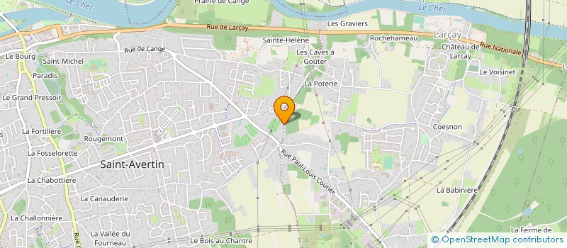 localisation de l'entreprise ASSOCIATION FRANCAISE DE BOWLING  SAINT-AVERTIN