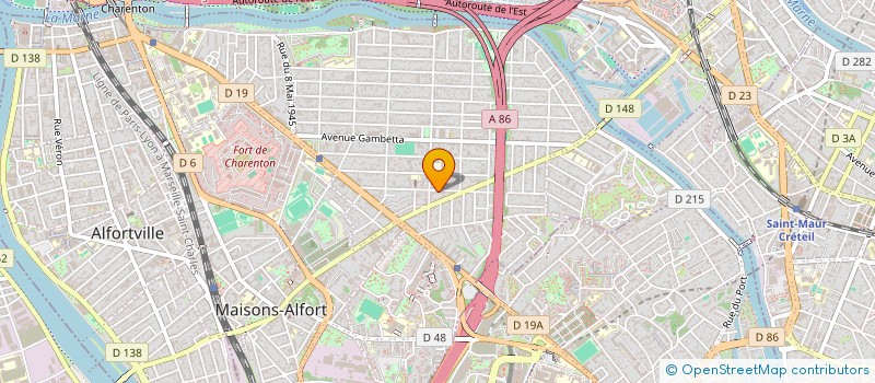 localisation de l'entreprise ASSOCIATION FRANCAISE DE L ATRESIE DE L OESOPHAGE  MAISONS-ALFORT