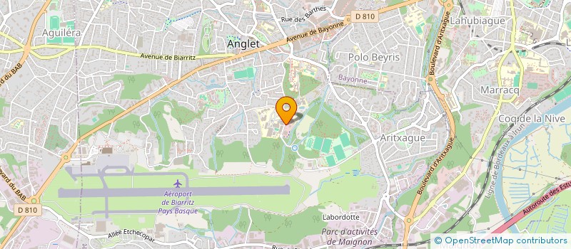 localisation de l'entreprise ASSOCIATION FRANCAISE DE LA PERFORMANCE ENERGETIQUE MESUREE ET VERIFIEE, POUR LE BATIMENT ET L'INDUSTRIE  ANGLET