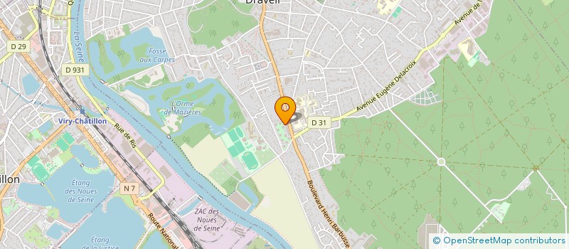 localisation de l'entreprise ASSOCIATION FRANCAISE DE LUTTE CONTRE LES NUISIBLES à DRAVEIL