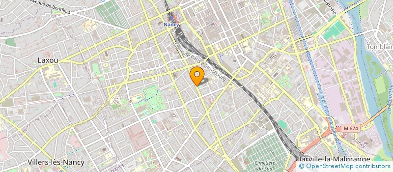 localisation de l'entreprise ASSOCIATION FRANCAISE DE MAINTIEN DANS L'EMPLOI (AFME)  NANCY