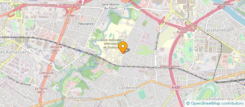 localisation de l'entreprise ASSOCIATION FRANCAISE DE MEDECINE VETERINAIRE PORCINE à TOULOUSE