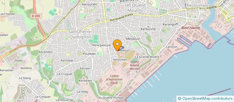 localisation de l'entreprise ASSOCIATION FRANCAISE DE RECHERCHE EN ARCHEOLOGIE CONTEMPORAINE à BREST