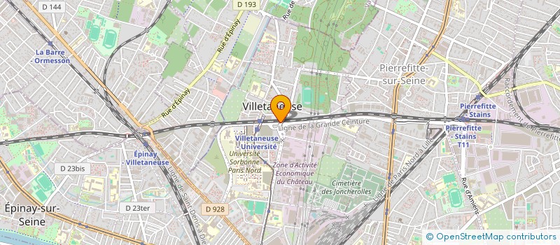 localisation de l'entreprise ASSOCIATION FRANCAISE DE RECHERCHES SUR LES LIVRES ET OBJETS CULTURELS DE L'ENFANCE à VILLETANEUSE