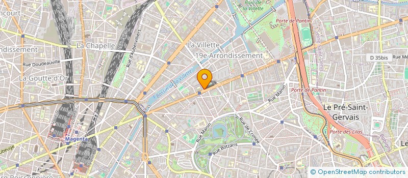 localisation de l'entreprise ASSOCIATION FRANCAISE DE ROLFING  PARIS