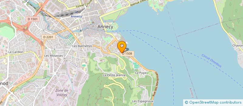 localisation de l'entreprise ASSOCIATION FRANCAISE DE TELEMARK à ANNECY