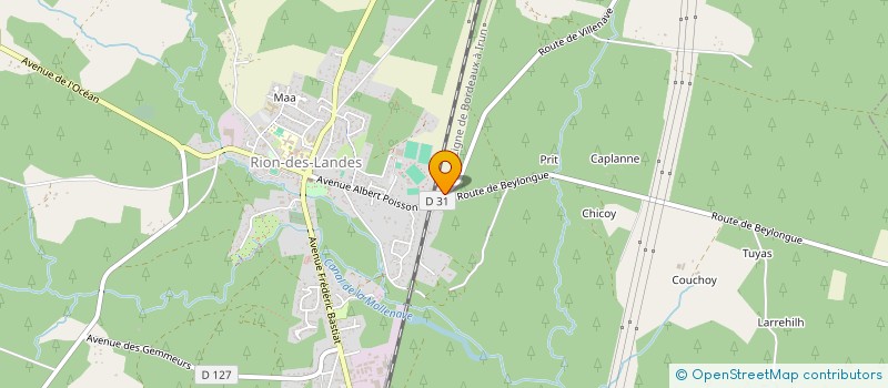 localisation de l'entreprise ASSOCIATION FRANCAISE DES BOUVIERS SUISSES à RION-DES-LANDES