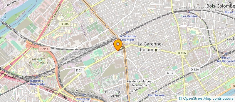 localisation de l'entreprise ASSOCIATION FRANCAISE DES ELEVEURS DE CANARIS DE CHANT (A.F.E.C.C) à LA GARENNE-COLOMBES