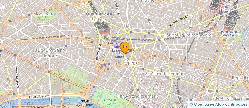 localisation de l'entreprise ASSOCIATION FRANCAISE DES METIERS SCENIQUES  PARIS