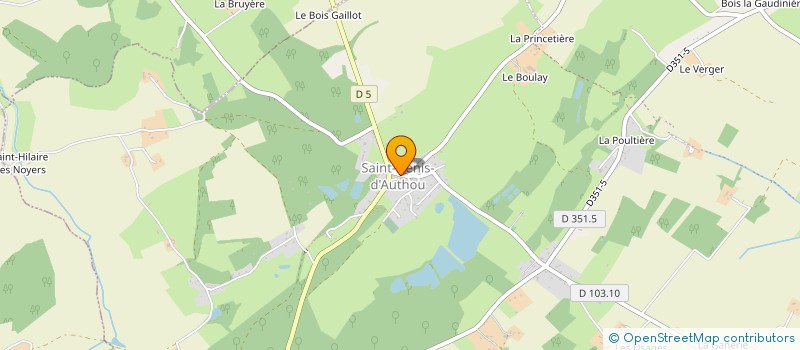 localisation de l'entreprise ASSOCIATION FRANCAISE DES PREMIERS SECOURS D'EURE-ET-LOIR à SAINTIGNY