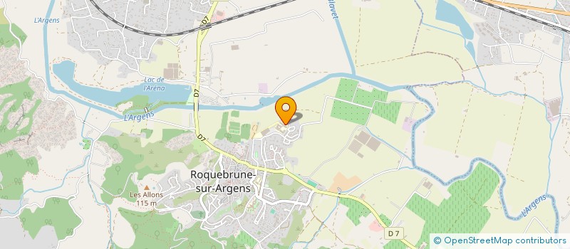 localisation de l'entreprise ASSOCIATION FRANCAISE DES PREMIERS SECOURS DU VAR à ROQUEBRUNE-SUR-ARGENS