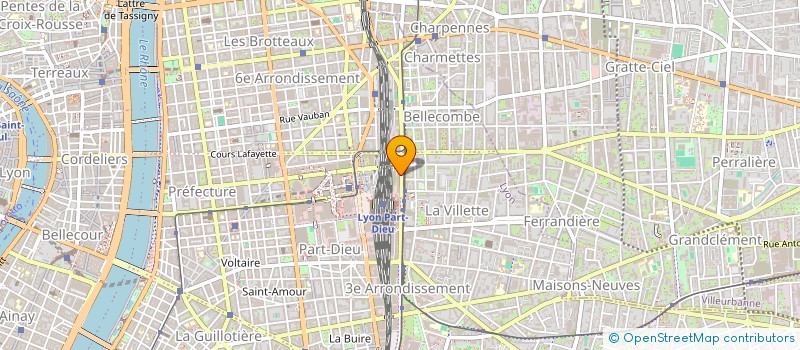 localisation de l'entreprise ASSOCIATION FRANCAISE DES TECHNOLOGIES DE L'ACIER PEINT  LYON