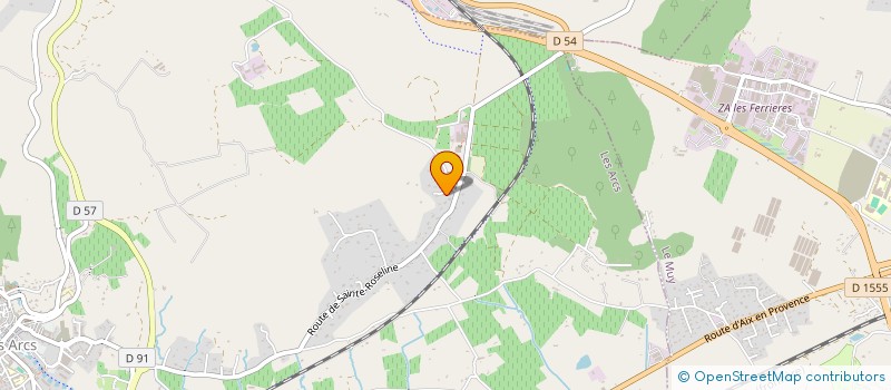 localisation de l'entreprise ASSOCIATION FRANCAISE DU CHEVAL DE DRESSAGE  LES ARCS