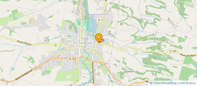 localisation de l'entreprise ASSOCIATION FRANCAISE EN SECURITE SAUVETAGE SPORT ET SANTE à VIC-FEZENSAC