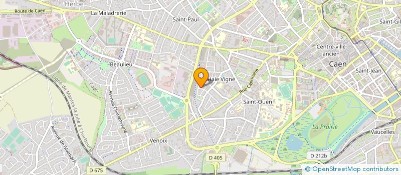 localisation de l'entreprise ASSOCIATION FRANCAISE ET FRANCOPHONE DE PRATICIENS DE LA RECONNEXION à CAEN