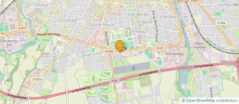 localisation de l'entreprise ASSOCIATION FRANCAISE POUR L'AVENIR DE LA CHASSE AU CHIEN COURANT (AFACCC)  TARBES