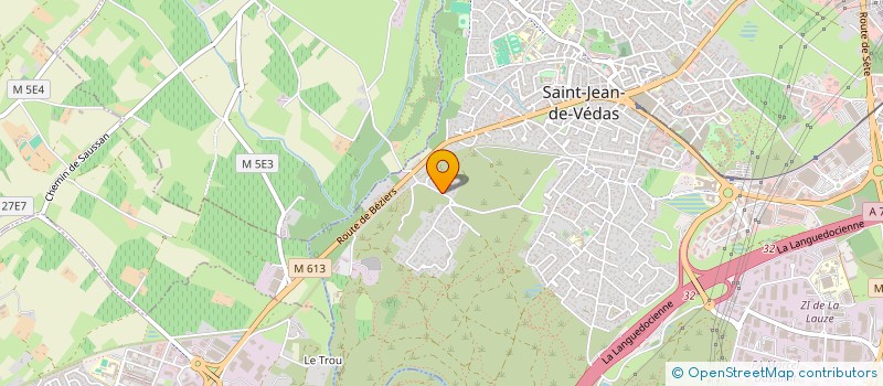 localisation de l'entreprise ASSOCIATION FRANCAISE POUR L AVENIR DE LA CHASSE AUX CHIENS COURANTS  SAINT-JEAN-DE-VEDAS