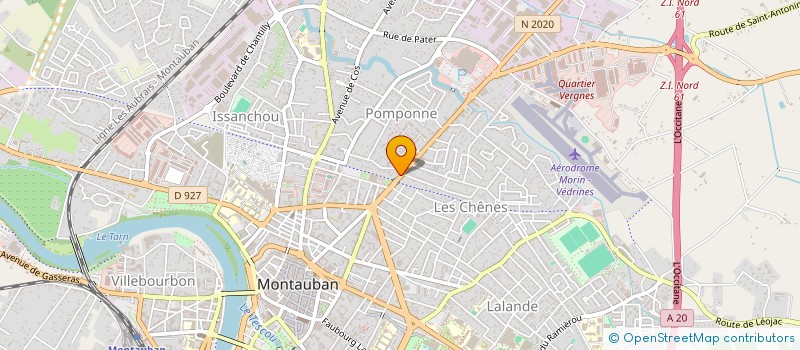 localisation de l'entreprise ASSOCIATION FRANCAISE POUR L'AVENIR DE LA CHASSE AUX CHIENS COURANTS (AFACCC) DE TARN-ET-GARONNE  MONTAUBAN