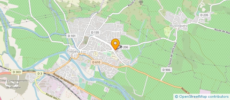 localisation de l'entreprise ASSOCIATION FRANCAISE POUR L ' AVENIR DE LA CHASSE AUX CHIENS COURANTS DE L' AUDE  BADENS