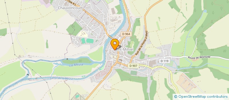 localisation de l'entreprise ASSOCIATION FRANCAISE POUR LA CONNAISSANCE DE L'EX-LIBRIS à SAINT-MIHIEL