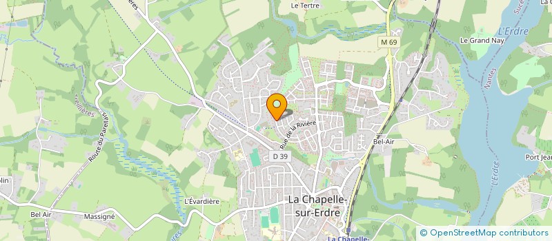 localisation de l'entreprise ASSOCIATION  FRANCAISE POUR LA PROMOTION DES SPORTS NAUTIQUES  LA CHAPELLE-SUR-ERDRE