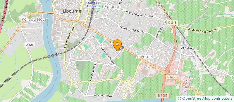 localisation de l'entreprise ASSOCIATION FRANCAISE POUR LA SOLIDARITE ET LE DEVELOPPEMENT - AFSD à LIBOURNE