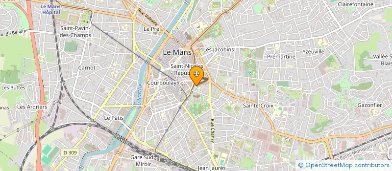 localisation de l'entreprise ASSOCIATION FRANCAISE POUR LES ECHANGES ET LES PARTENARIATS AVEC L'ASIE (AFEPA)  LE MANS