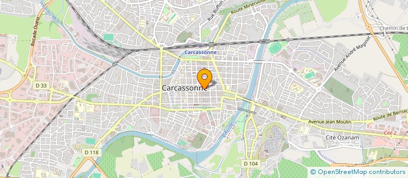 localisation de l'entreprise ASSOCIATION FRANCAISE POUR LES SOINS OPHTALMOLOGIQUES DE CARCASSONNE à CARCASSONNE