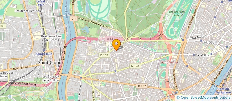 localisation de l'entreprise ASSOCIATION FRANCAISE POUR UNE SCIENCE DE L HOMME à BOULOGNE-BILLANCOURT
