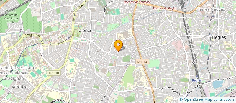 localisation de l'entreprise ASSOCIATION FRANCAISE PSYCHOLOGIE SANTE à TALENCE