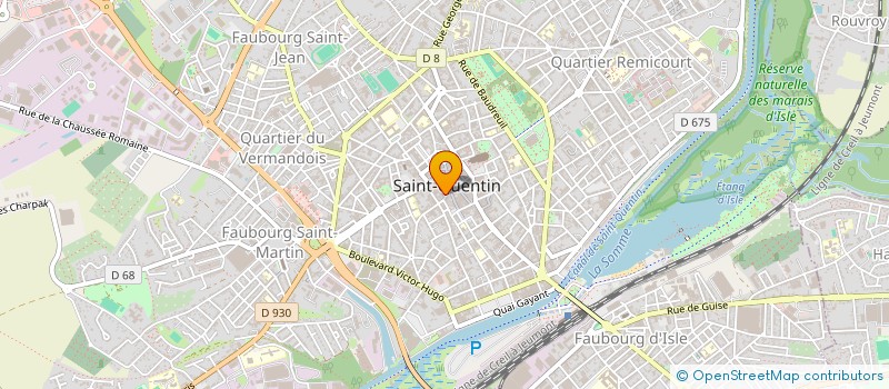 localisation de l'entreprise ASSOCIATION FRANCAISE SECURITE COURSE à SAINT-QUENTIN