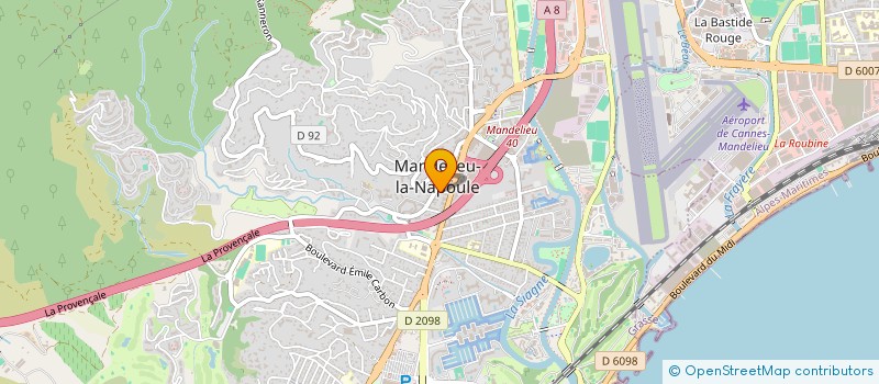 localisation de l'entreprise ASSOCIATION FRANCE AFRIQUE à MANDELIEU-LA-NAPOULE