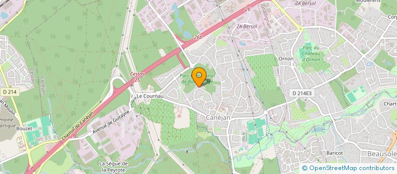 localisation de l'entreprise ASSOCIATION FRANCE AFRIQUE AFA  CANEJAN