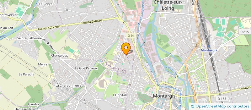 localisation de l'entreprise ASSOCIATION FRANCE AFRIQUE CENTRALE  CHALETTE-SUR-LOING
