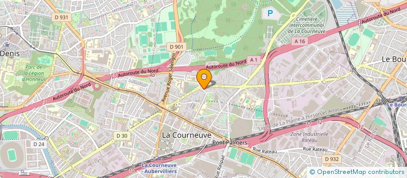 localisation de l'entreprise ASSOCIATION FRANCE-ALGERIE-SEINE-SAINT-DENIS à LA COURNEUVE
