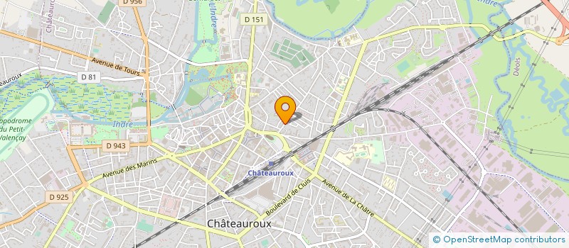 localisation de l'entreprise ASSOCIATION FRANCE ALZHEIMER INDRE à CHATEAUROUX