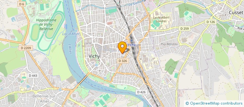 localisation de l'entreprise ASSOCIATION FRANCE-CANADA - COMITE DE VICHY ET SA REGION à VICHY