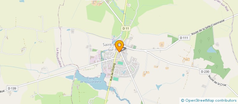 localisation de l'entreprise ASSOCIATION FRANCE FIDELE  SAINT-AIGNAN-SUR-ROE