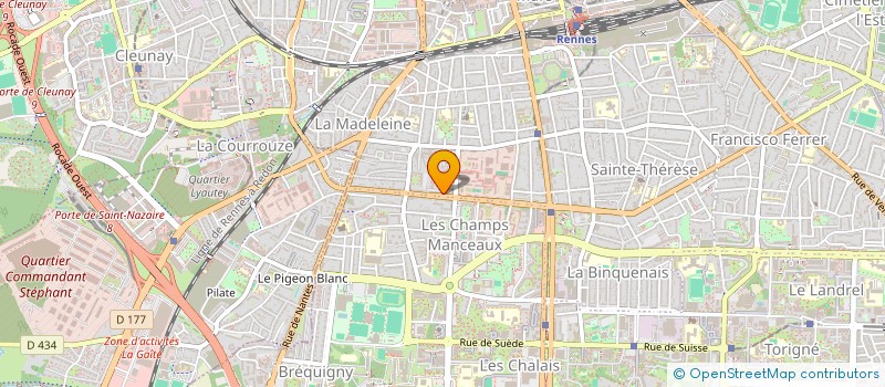 localisation de l'entreprise ASSOCIATION FRANCE OUGANDA AMITIE AFOA à RENNES