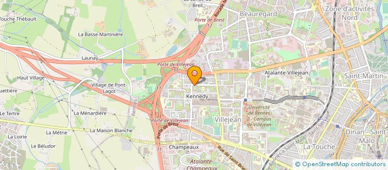 localisation de l'entreprise ASSOCIATION FRANCE-POLOGNE  RENNES