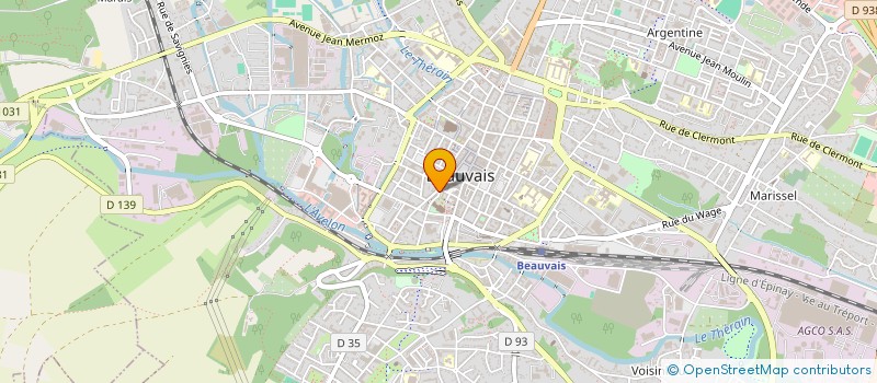 localisation de l'entreprise ASSOCIATION FRANCE POLOGNE GROUPE KRAKOWIAK  BEAUVAIS