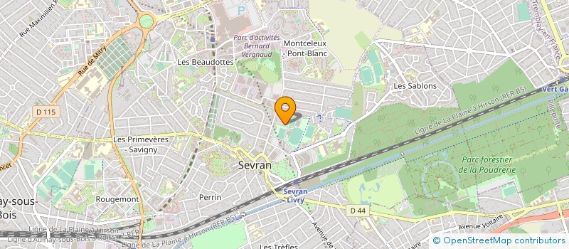 localisation de l'entreprise ASSOCIATION FRANCE SEDDOUK OUFFELLA à SEVRAN