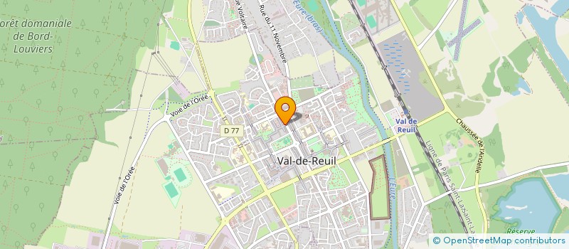 localisation de l'entreprise ASSOCIATION FRANCE SENEGAL POUR LA SOLIDARITE SANS FRONTIERES  VAL-DE-REUIL