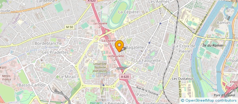 localisation de l'entreprise ASSOCIATION FRANCE SOLIDARITE à TOULOUSE