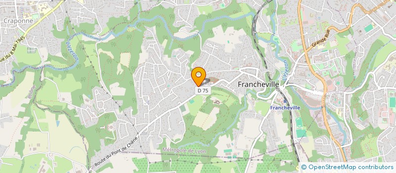 localisation de l'entreprise ASSOCIATION FRANCHEVILLOISE DES USAGERS DU RAIL DE LA ROUTE ET DE TOUS MOYENS DE TRANSPORT à FRANCHEVILLE