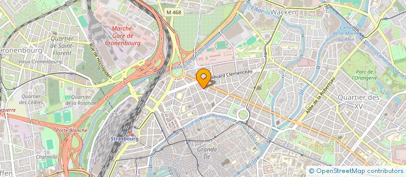 localisation de l'entreprise ASSOCIATION FRANCISCO POUR UNE FRATERNITE HOMME - ANIMAL à STRASBOURG