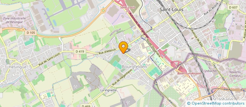 localisation de l'entreprise ASSOCIATION FRANCO ALBANAISE DES TROIS FRONTIERES à SAINT-LOUIS