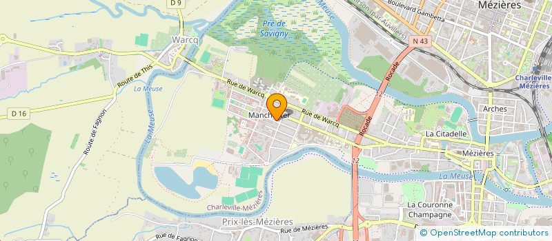 localisation de l'entreprise ASSOCIATION FRANCO ALGERIENNE  CHARLEVILLE-MEZIERES