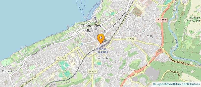 localisation de l'entreprise ASSOCIATION FRANCO-ALGERIENNE DU CHABLAIS ET DU BAS CHABLAIS à THONON-LES-BAINS