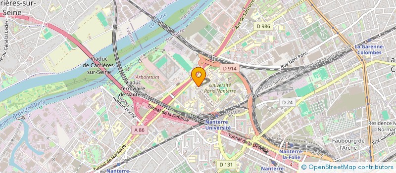 localisation de l'entreprise ASSOCIATION FRANCO-ALLEMANDE DE GESTION ET D'ECONOMIE (AFAGE)  NANTERRE